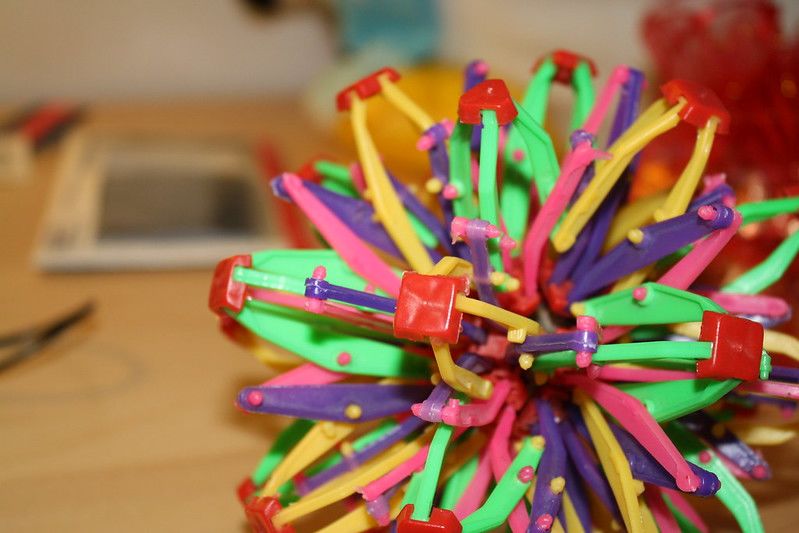 Collapsed Hoberman Sphere
